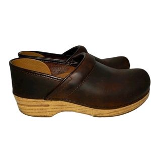 Dansko Professional Clog Brown Leather Women's 39